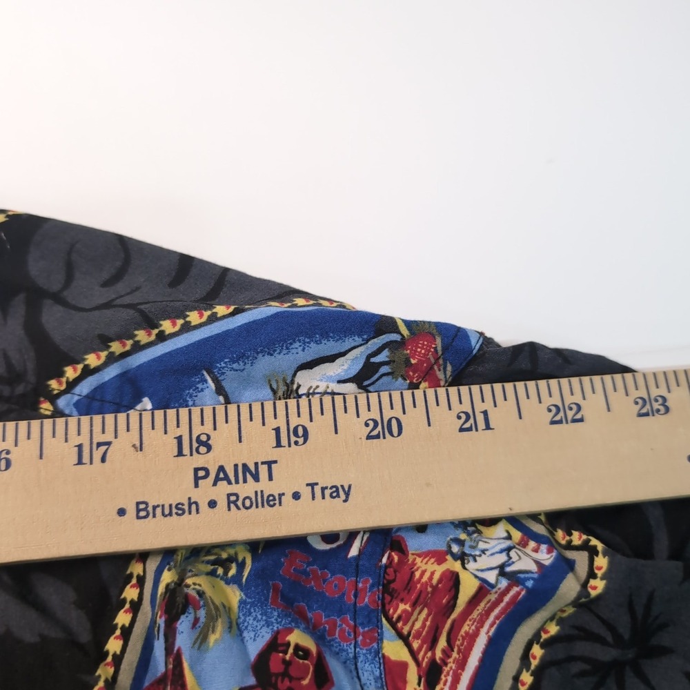 Vintage Big Dogs Hawaiian Shirt Sz Medium‎ Patterns - Picture 4 of 7